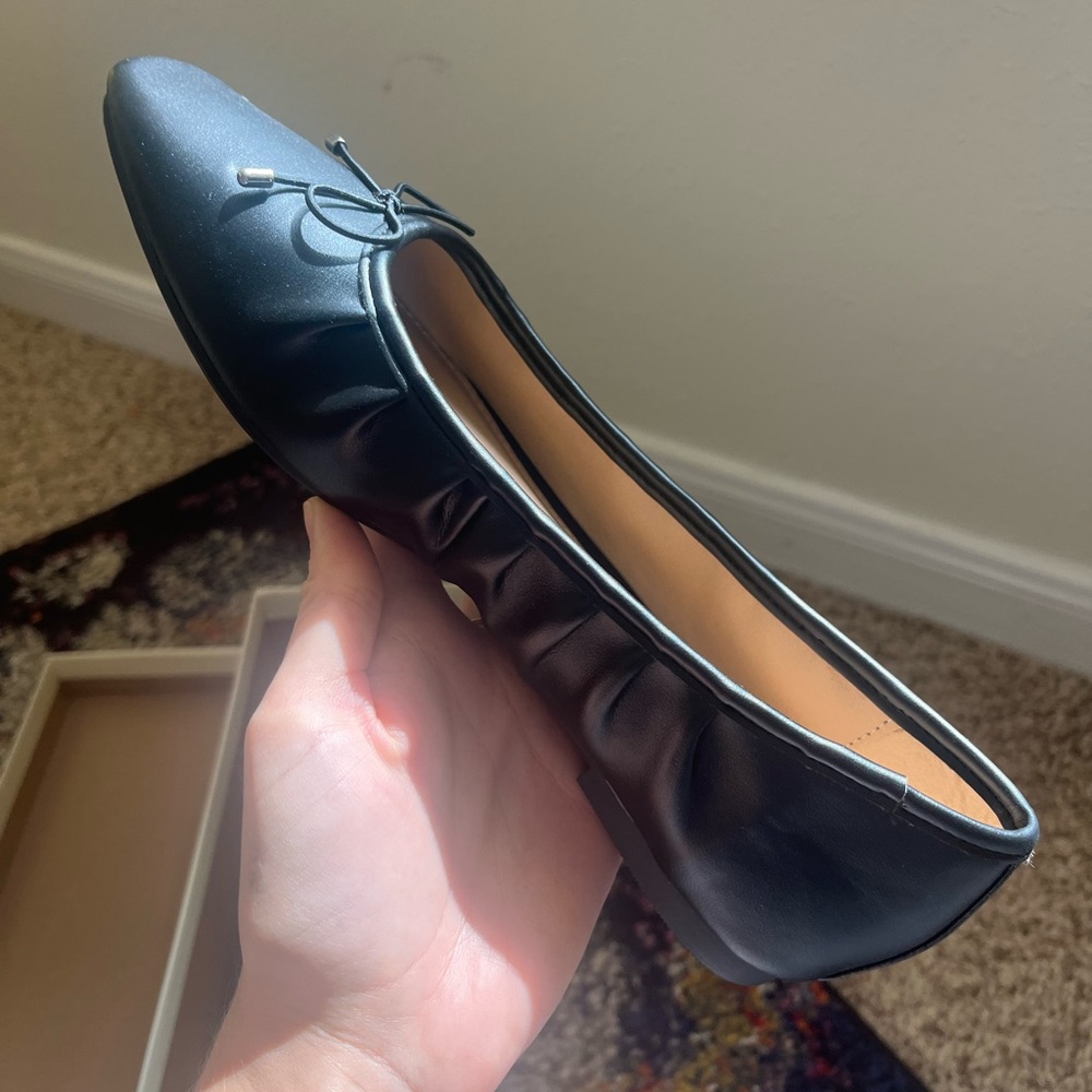 Espirit black ballet flats Sz 7.5